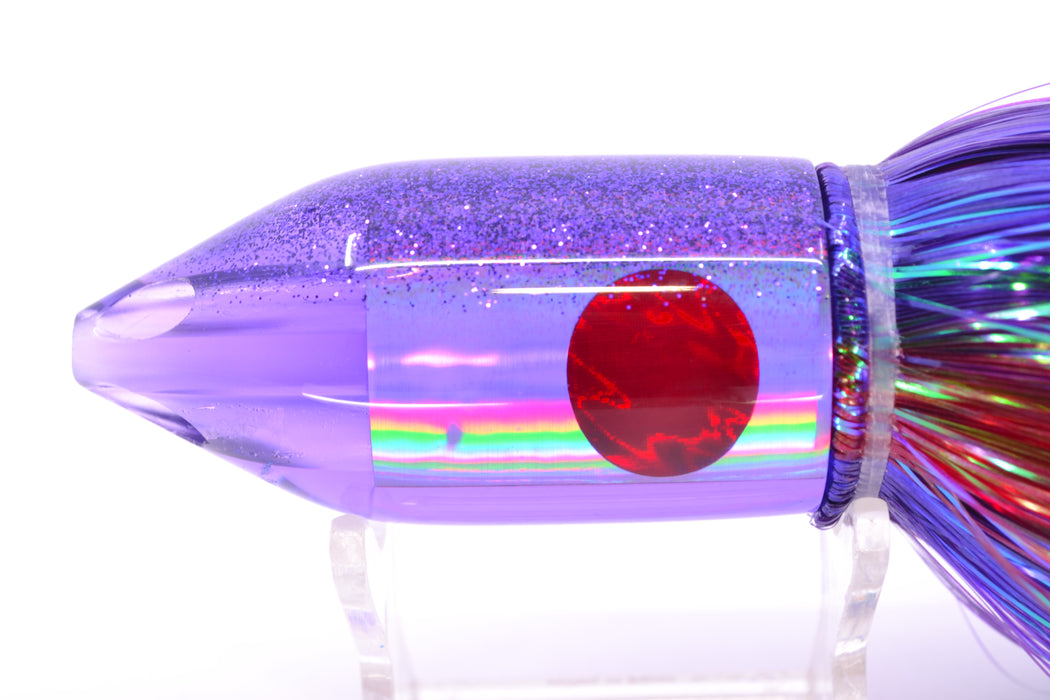 TANTRUM Lures Purple Rainbow Purple Back Medium JetPack Bullet 9" 6.4oz EZ Flash GZE