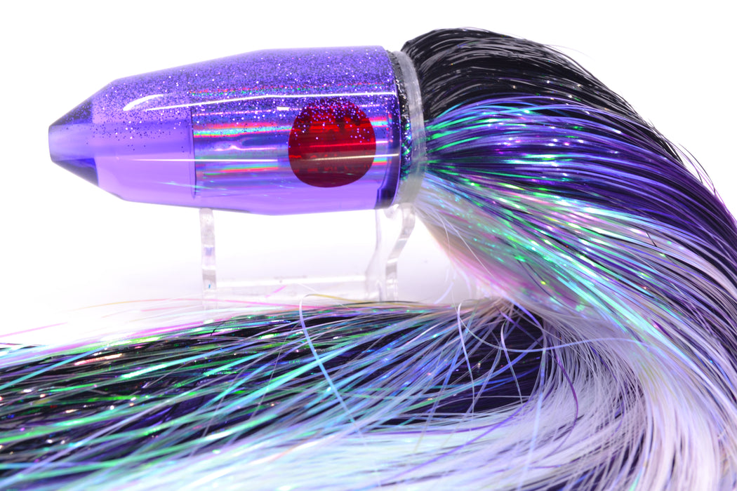 TANTRUM Lures Purple Rainbow Purple Back Large Bullet 12" 9oz EZ Flash Black-Purple-White GZE