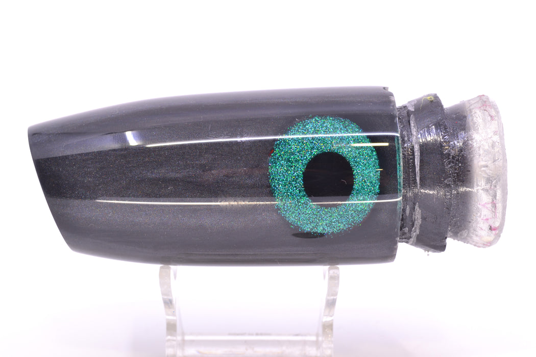 Joe Yee Lures by KEGZ Charcoal Pearl Black-Turquoise Eyes Super Plunger 14" 7.2oz