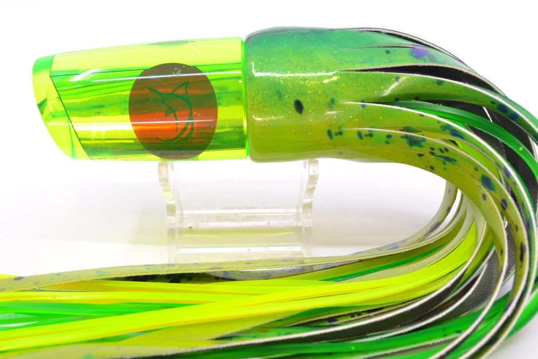 Bonze Lures Green Mirrored Red Eyes Money For Nothing 12" 8.2oz FT Vinyl Mahi