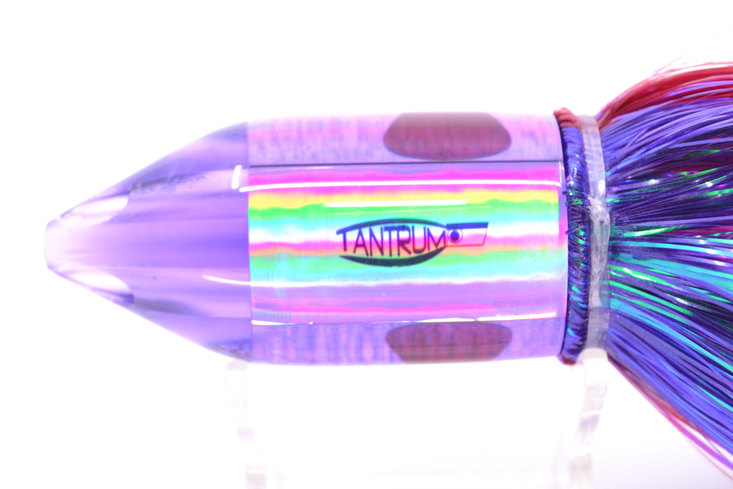 TANTRUM Lures Purple Rainbow Purple Back Medium JetPack Bullet 9" 6.4oz EZ Flash GZE