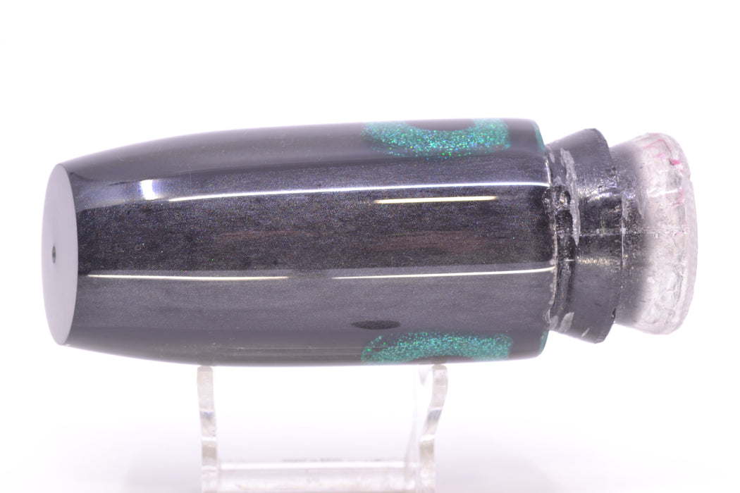 Joe Yee Lures by KEGZ Charcoal Pearl Black-Turquoise Eyes Super Plunger 14" 7.2oz