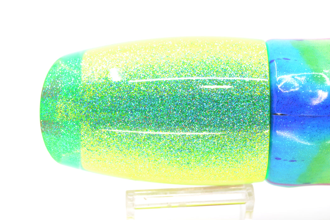 TANTRUM Lures Chartreuse Starburst Ice Blue Back XL Bandit 14" 12.7oz FT Vinyl Mahi GZE