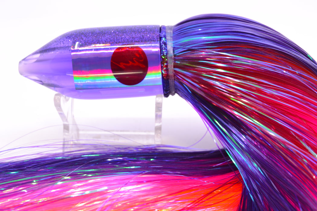 TANTRUM Lures Purple Rainbow Purple Back Medium JetPack Bullet 9" 6.4oz EZ Flash GZE