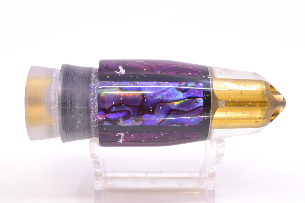 Tanigawa Lures Purple Paua 2-Hole Bullet 9"+ 7.8oz