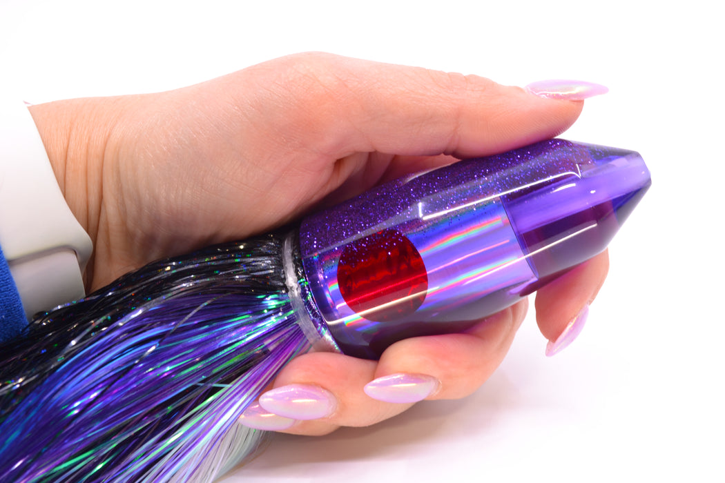 TANTRUM Lures Purple Rainbow Purple Back Large Bullet 12" 9oz EZ Flash Black-Purple-White GZE