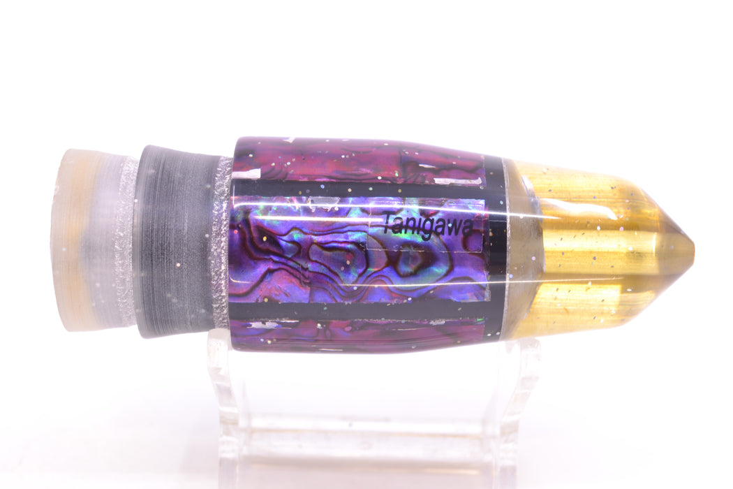 Tanigawa Lures Purple Paua 2-Hole Bullet 9"+ 7.8oz