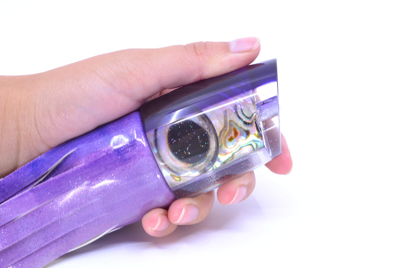 Marlin Magic White Abalone Purple Back Taxi Eyes Ruckus 12" 9oz FT Vinyl Purple Eclipse GZE