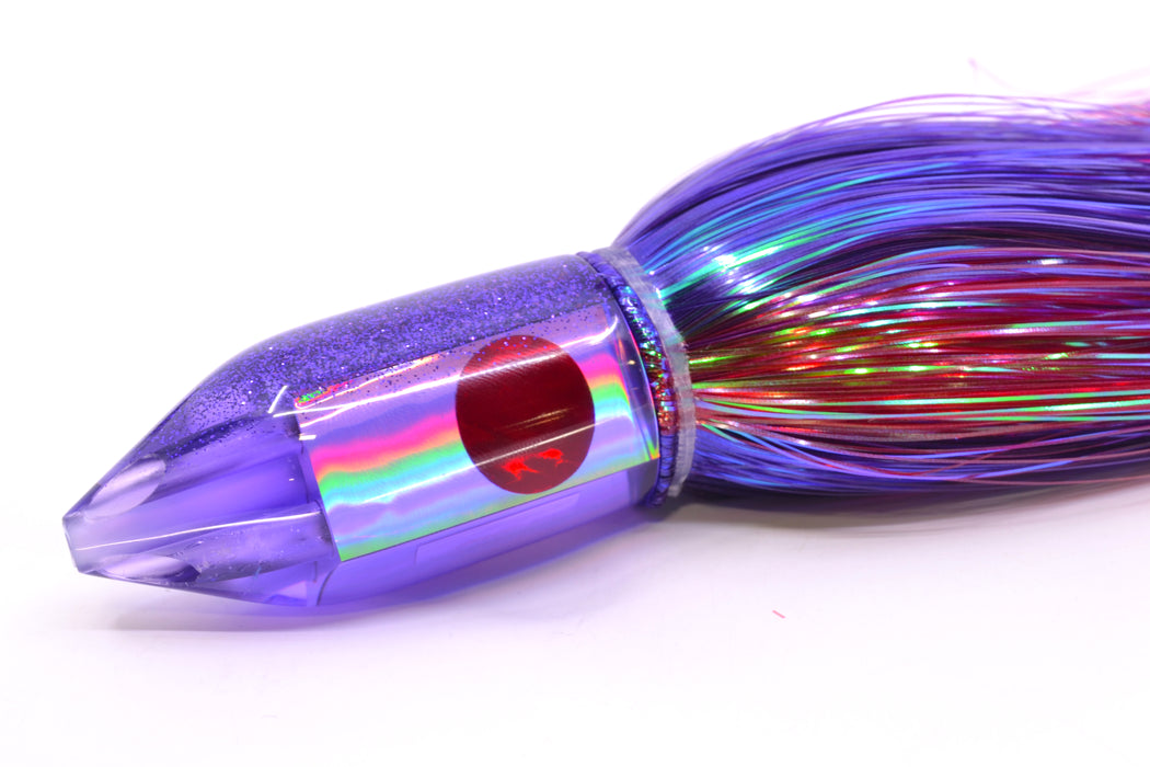 TANTRUM Lures Purple Rainbow Purple Back Medium JetPack Bullet 9" 6.4oz EZ Flash GZE