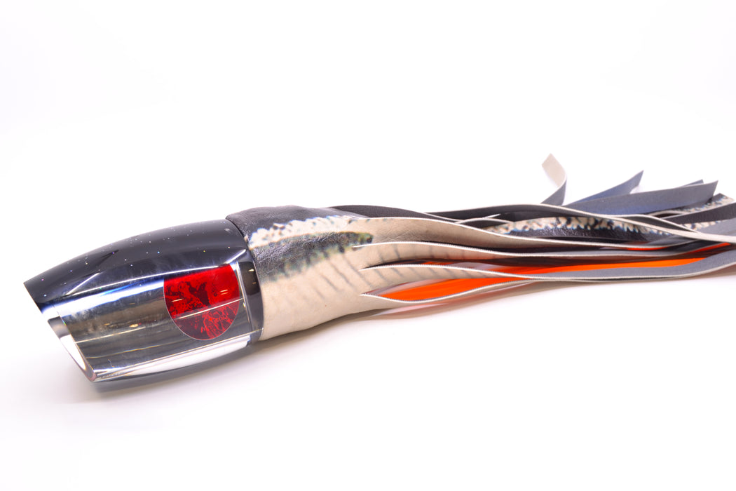 TANTRUM Lures Clear Mirrored Black Back XL Bandit 14" 12.3oz ALV Black Ballyhoo GZE