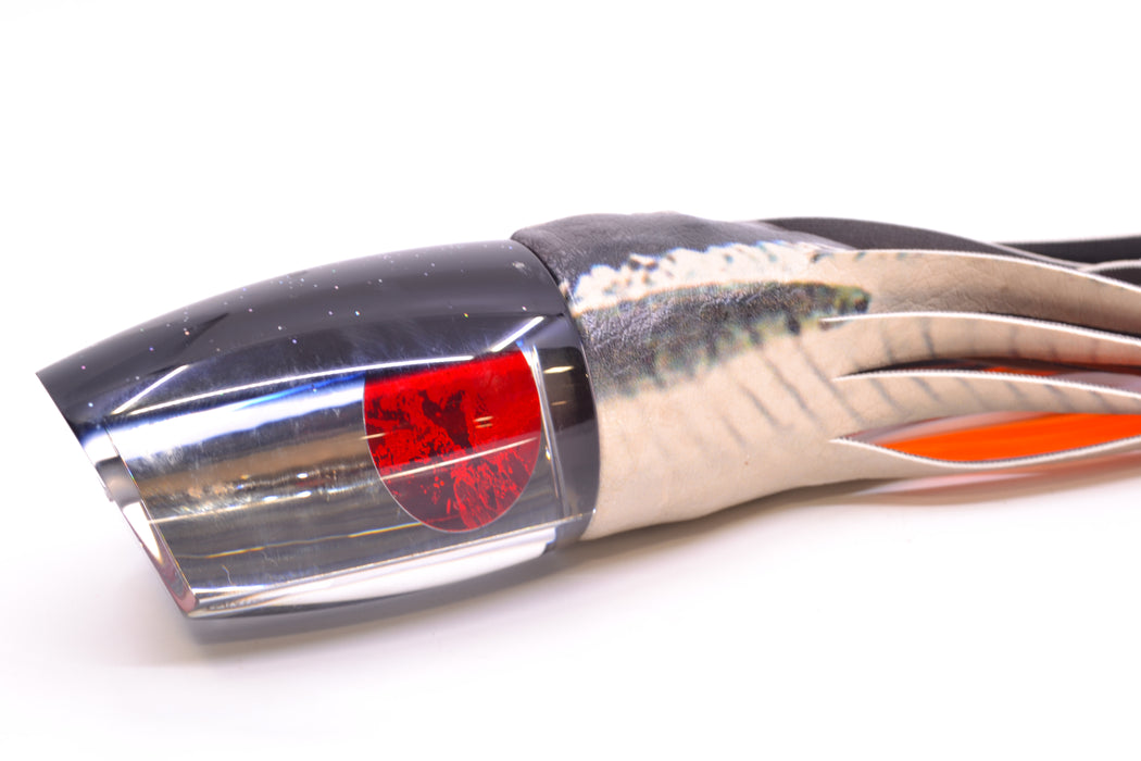 TANTRUM Lures Clear Mirrored Black Back XL Bandit 14" 12.3oz ALV Black Ballyhoo GZE
