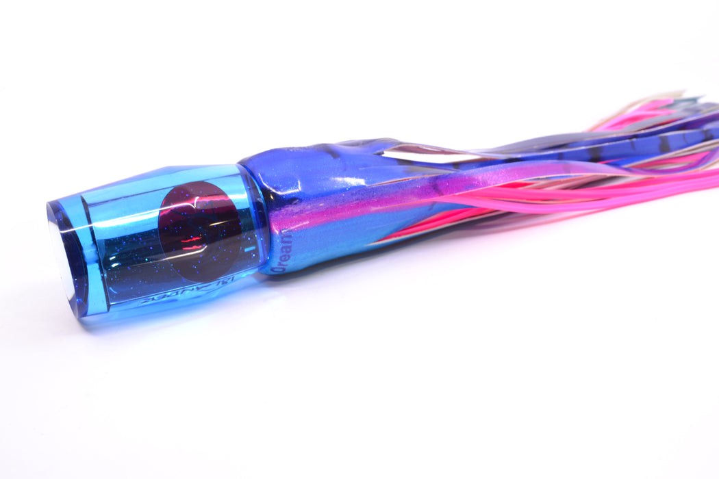 Bonze Lures Ice Blue Mirrored Red Eyes Islander 12" 7.2oz FT Vinyl Blue Dream