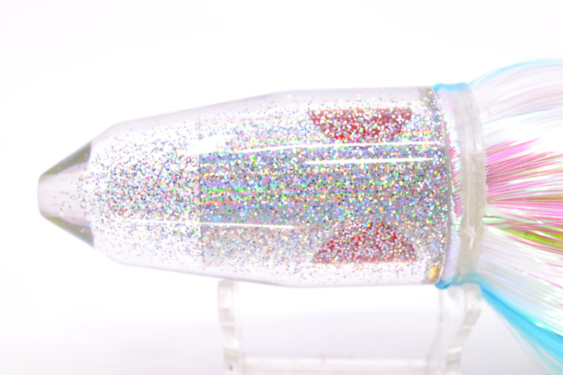 TANTRUM Lures Silver Rainbow Silver Back Large Bullet 12" 9oz EZ Flash Feathersword GZE