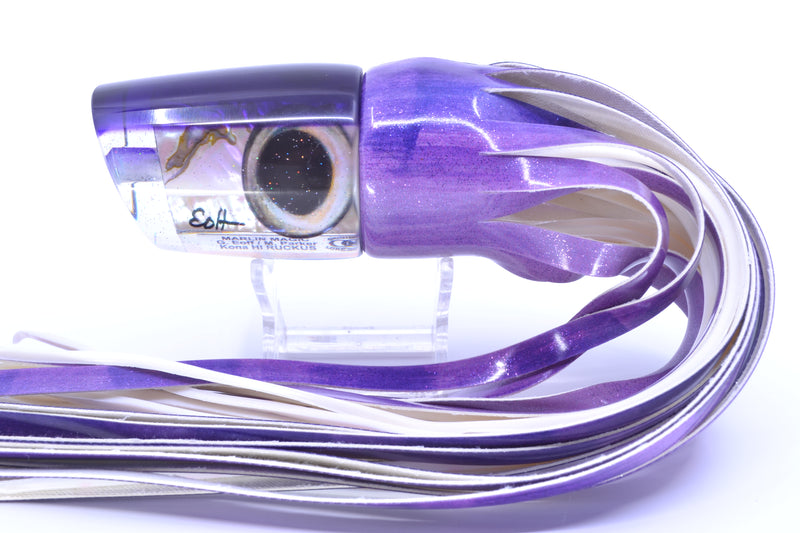 Marlin Magic White Abalone Purple Back Taxi Eyes Ruckus 12" 9oz FT Vinyl Purple Eclipse GZE