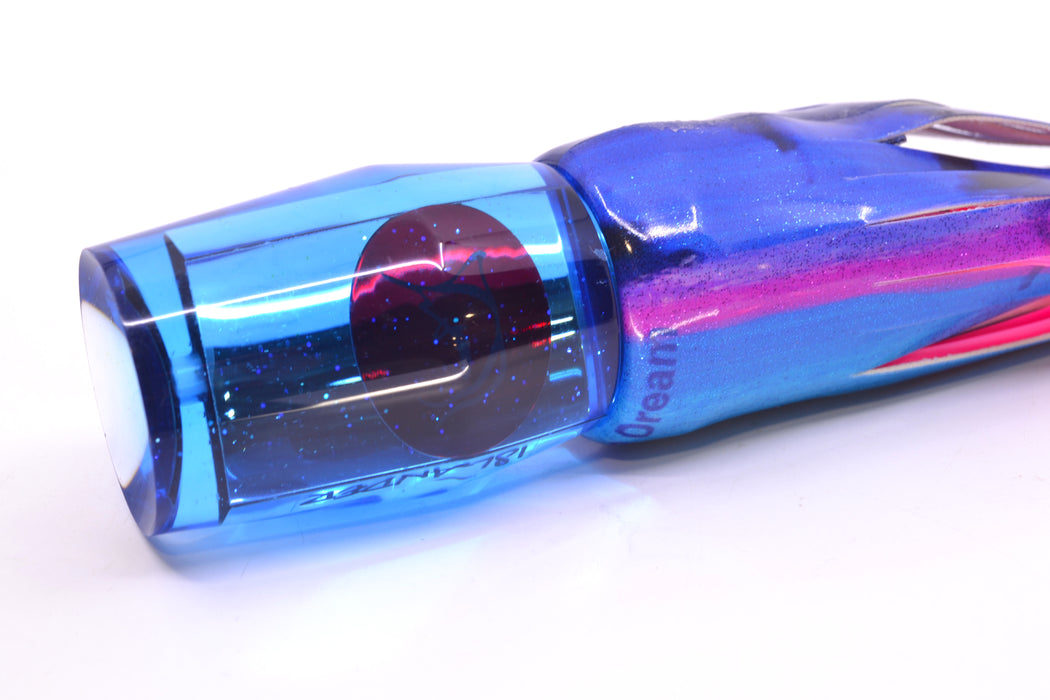 Bonze Lures Ice Blue Mirrored Red Eyes Islander 12" 7.2oz FT Vinyl Blue Dream