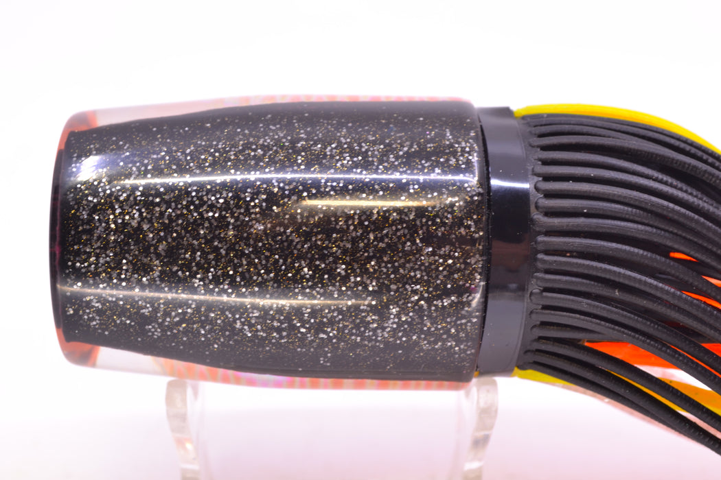 Amaral Lures Orange Pearl Rainbow Scale Yellow Stripes Black Back Super Jararaca 15" 6.7oz