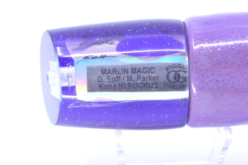 Marlin Magic White Abalone Purple Back Taxi Eyes Ruckus 12" 9oz FT Vinyl Purple Eclipse GZE