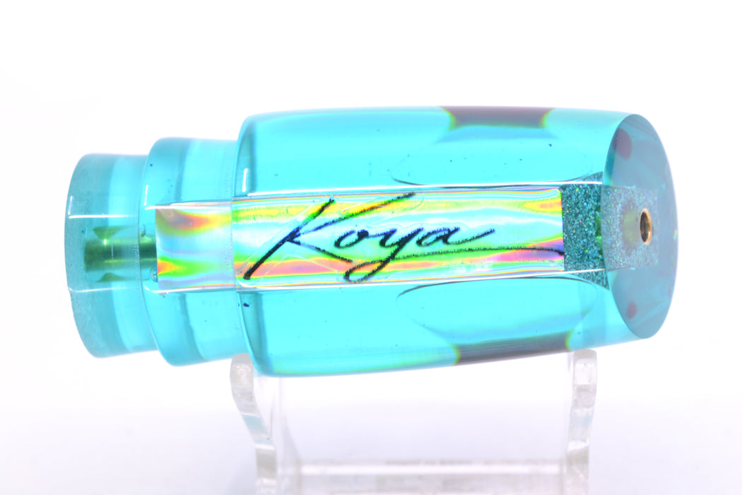 Koya Lures Teal Rainbow Red Eyes 614 9" 3.5oz