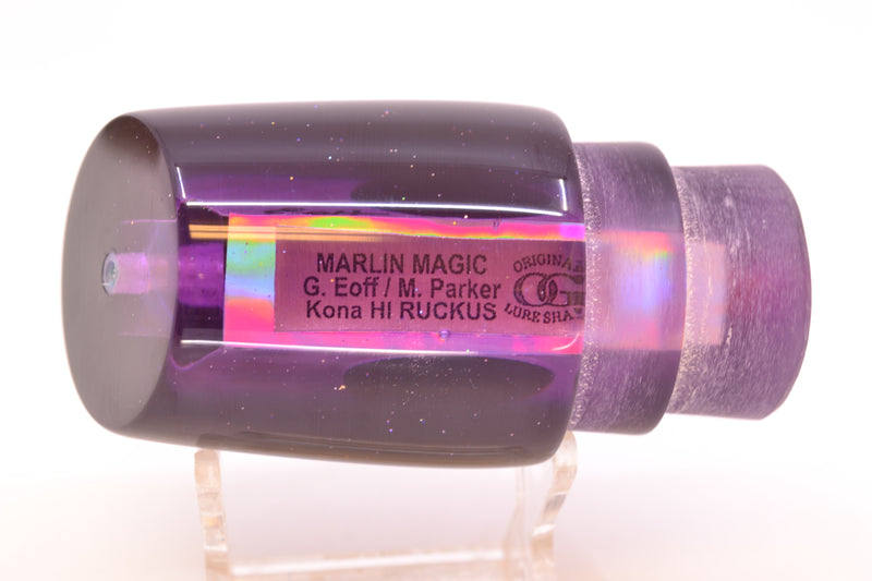 Marlin Magic Lures Purple MOP Black Back Taxi Eyes Ruckus 12" 7.2oz