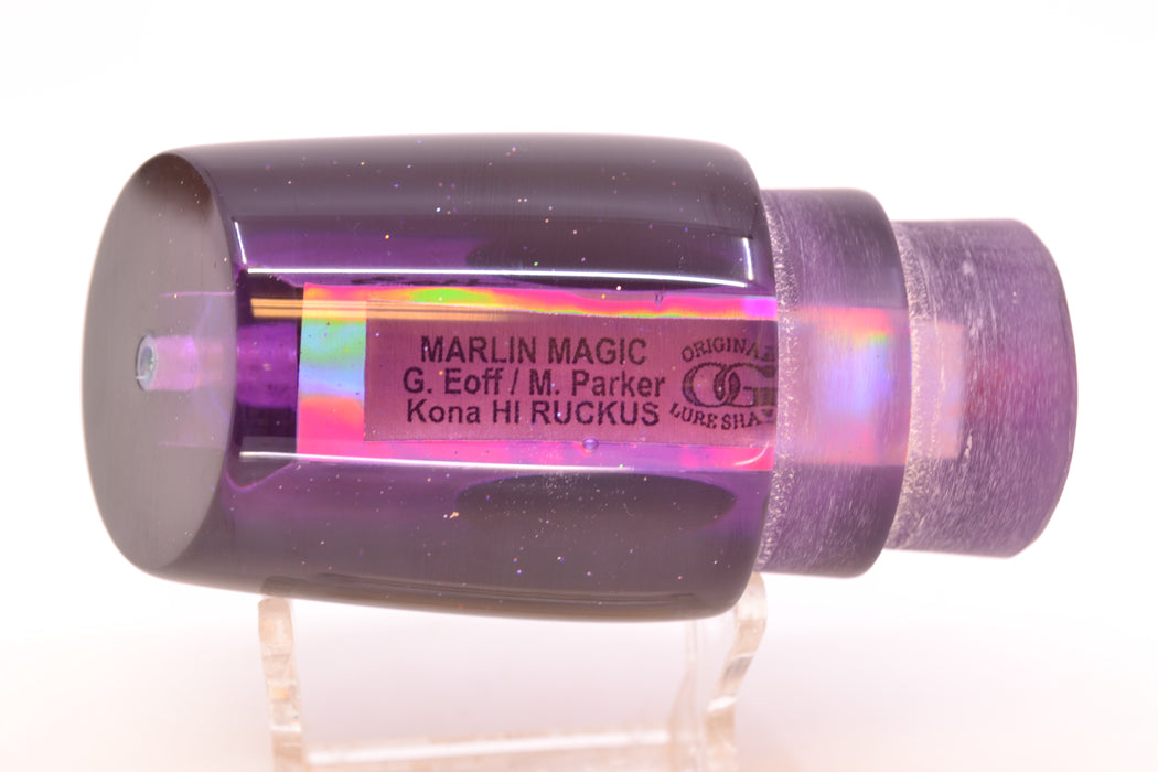 Marlin Magic Lures Purple MOP Black Back Taxi Eyes Ruckus 12" 7.2oz