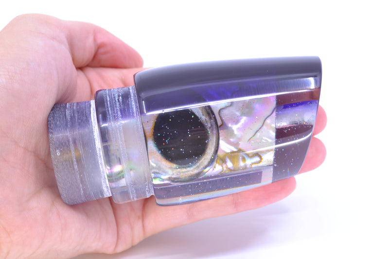 Marlin Magic Lures White Abalone Purple Back Taxi Eyes Ruckus 12" 7.2oz GZE