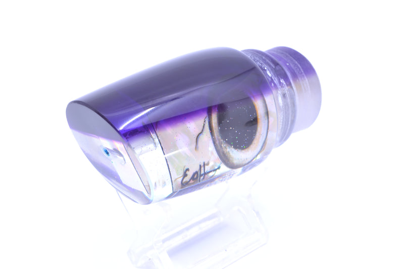Marlin Magic Lures White Abalone Purple Back Taxi Eyes Ruckus 12" 7.2oz GZE