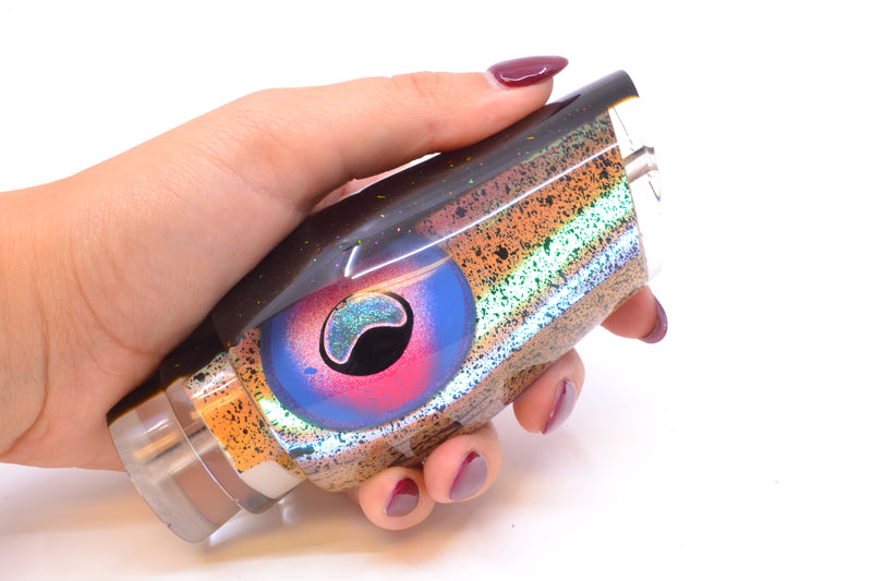 LS Lures Yellow Calamari Root Beer Back Warden 14" 8.5oz