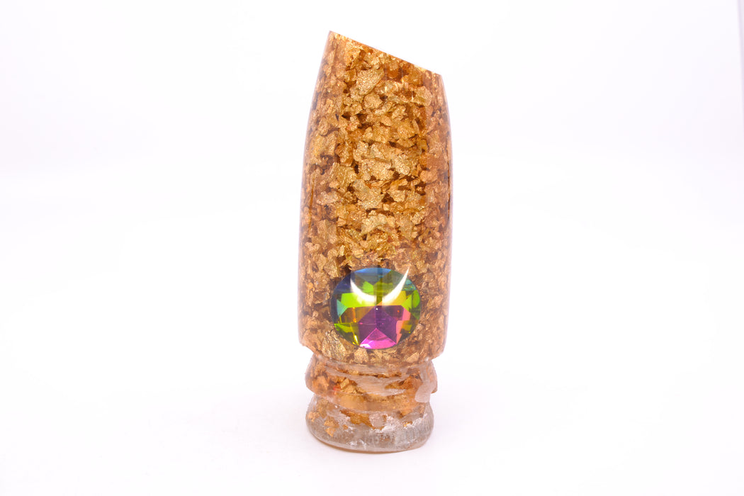 Joe Yee Lures by KEGZ Gold Flake Rainbow Jewel Eyes Super Plunger 14" 7.2oz