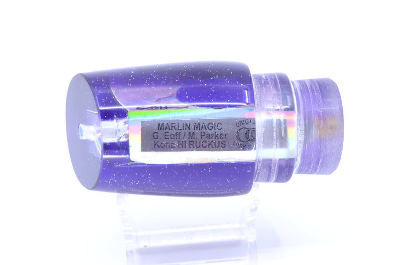 Marlin Magic Lures White Abalone Purple Back Taxi Eyes Ruckus 12" 7.2oz GZE