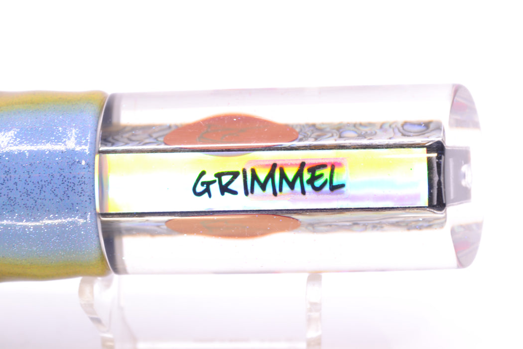 Bonze Lures Paua Shell Red Eyes Grimmel 12" 8.6oz FT Vinyl Yellowfin Tuna