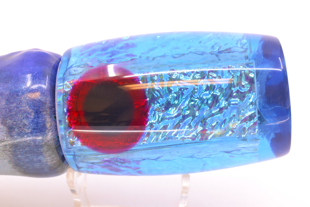 Coggin Lures Ice Blue Dichro Tado Mauna Kea Invert 14" 16.5oz FT Vinyl Aku Revisited