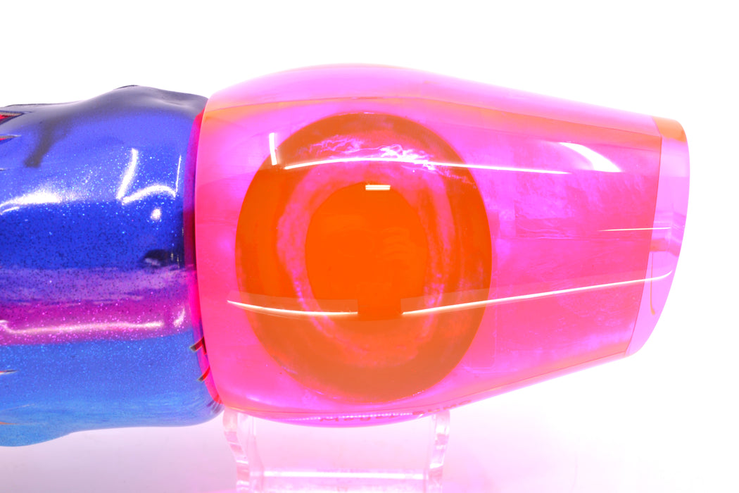 Moyes Lures Pink MOP Sumo Teaser 26.3oz FT Vinyl Blue Dream