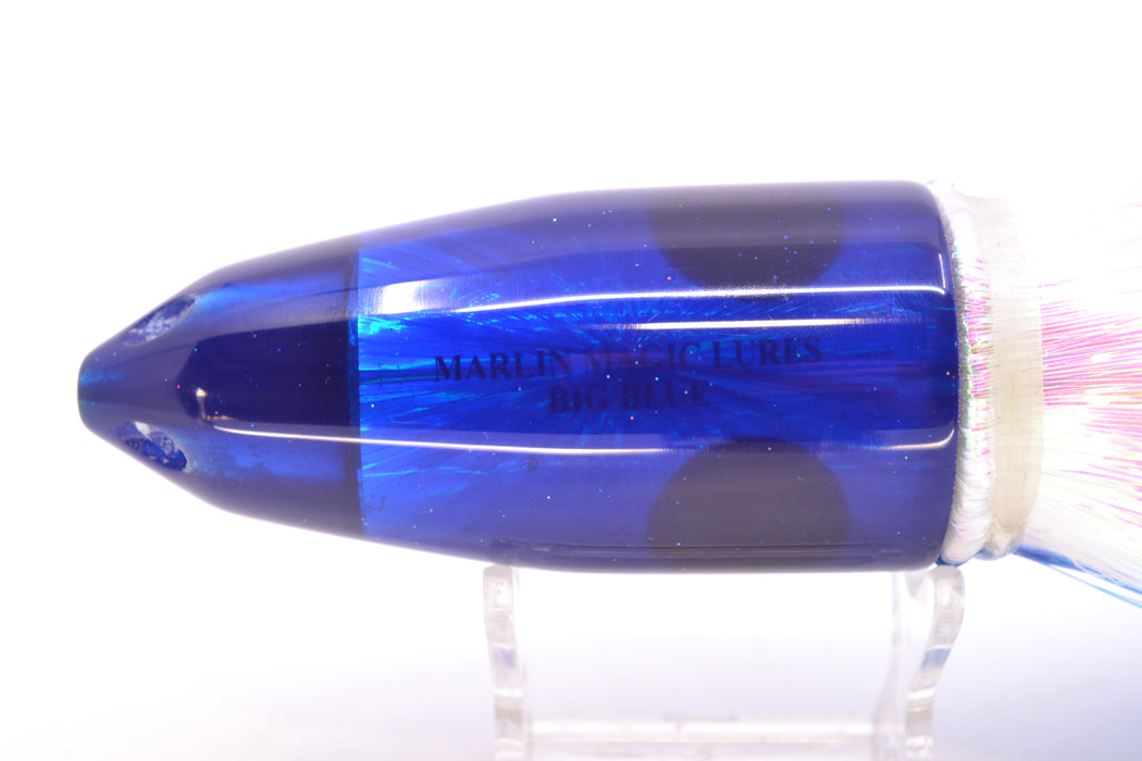 Marlin Magic Lures Blue Starburst Big Blue Jet 12" 17.5oz Strobez Blue-White/Pink-Yellow