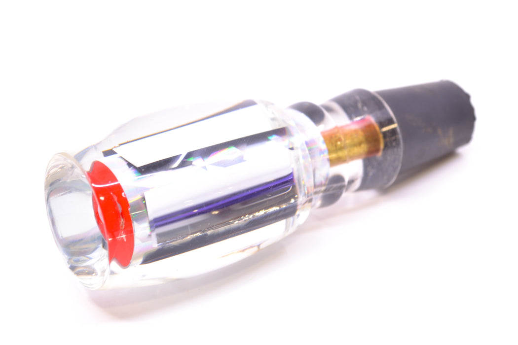 Aloha Lures Clear Mirrored Rainbow Flake Medium Beauty 9" 3.5oz GZE