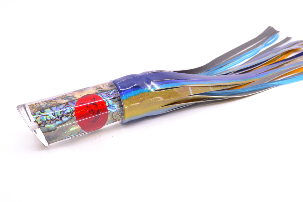 Bonze Lures Paua Shell Red Eyes Grimmel 12" 8.6oz FT Vinyl Yellowfin Tuna