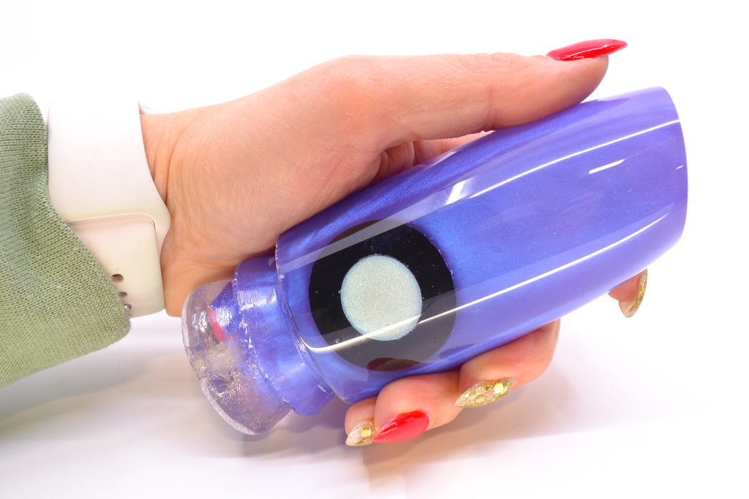 Joe Yee Lures by KEGZ Purple-Blue Pearl White-Black Eyes Super Plunger 14" 7.2oz