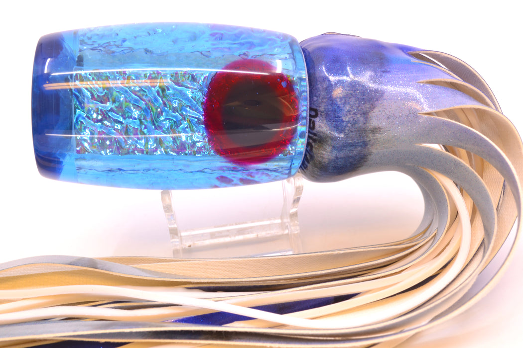 Coggin Lures Ice Blue Dichro Tado Mauna Kea Invert 14" 16.5oz FT Vinyl Aku Revisited