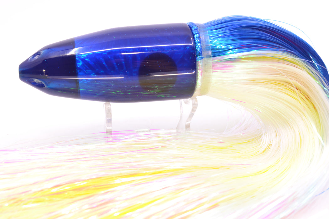 Marlin Magic Lures Blue Starburst Big Blue Jet 12" 17.5oz Strobez Blue-White/Pink-Yellow