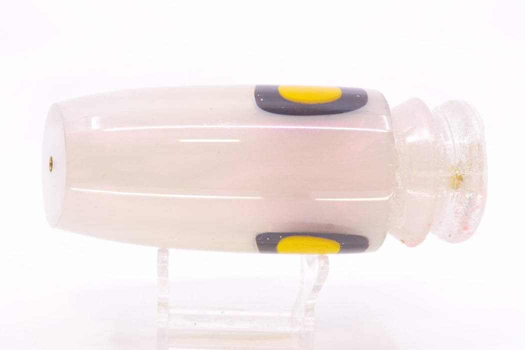 Joe Yee Lures by KEGZ Strawberry Pearl Yellow-Black Eyes Super Plunger 14" 7.2oz