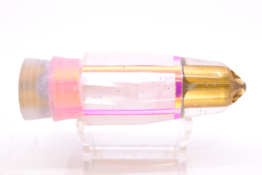 Tanigawa Lures White MOP 2-Hole Bullet 9"+ 7.8oz