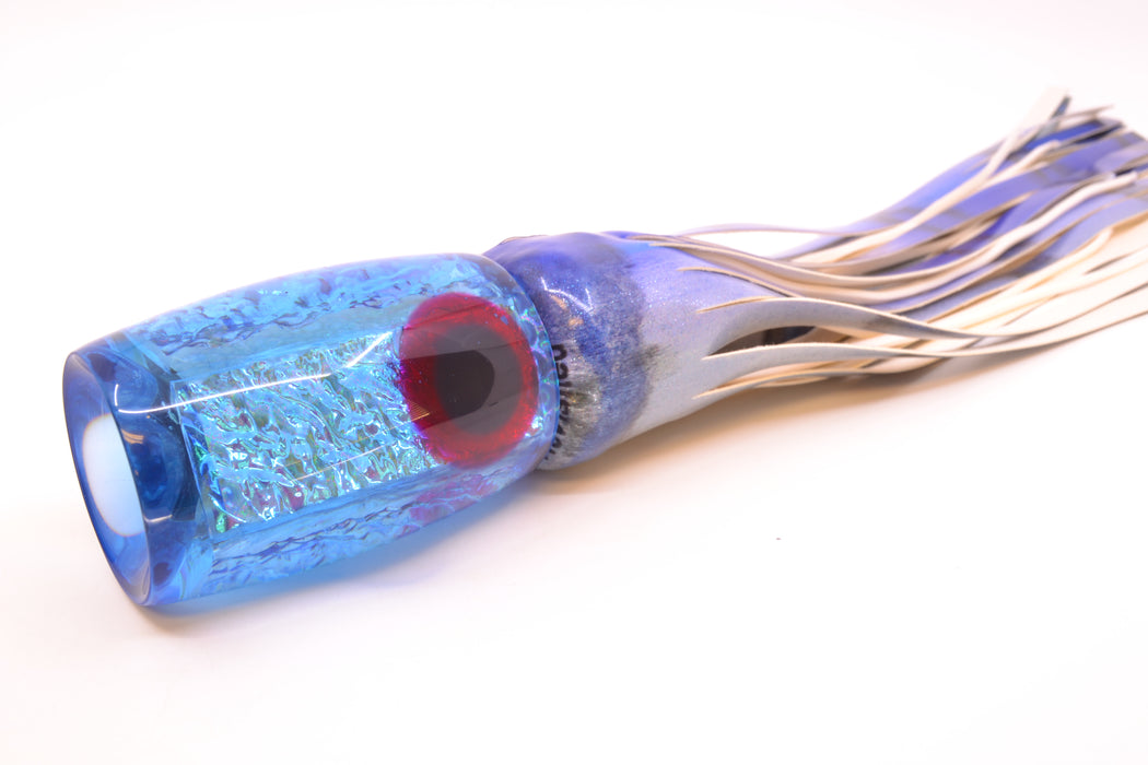Coggin Lures Ice Blue Dichro Tado Mauna Kea Invert 14" 16.5oz FT Vinyl Aku Revisited