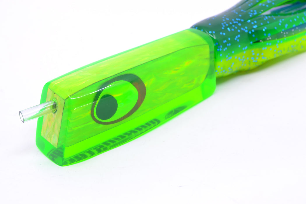 Marlinstar Green Awabi Lead Medium Tomahawk FMJ 9"+ 11.4oz Skirted Mahi GZE