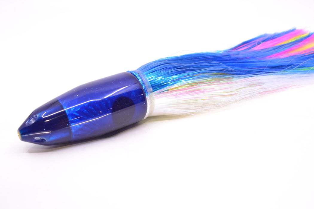Marlin Magic Lures Blue Starburst Big Blue Jet 12" 17.5oz Strobez Blue-White/Pink-Yellow