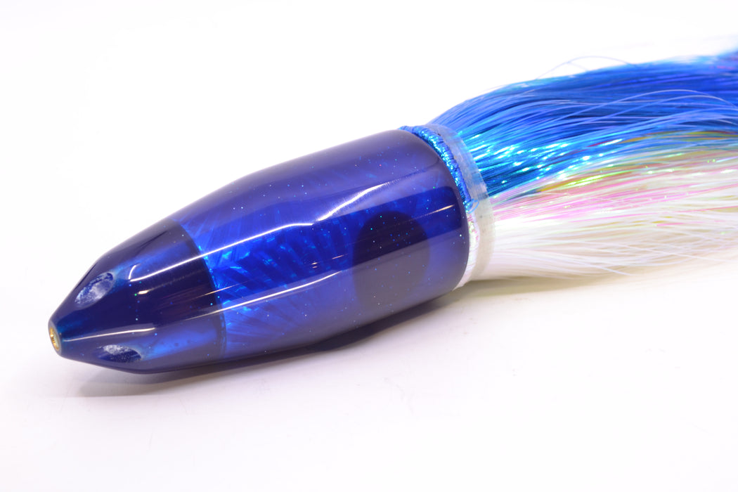 Marlin Magic Lures Blue Starburst Big Blue Jet 12" 17.5oz Strobez Blue-White/Pink-Yellow