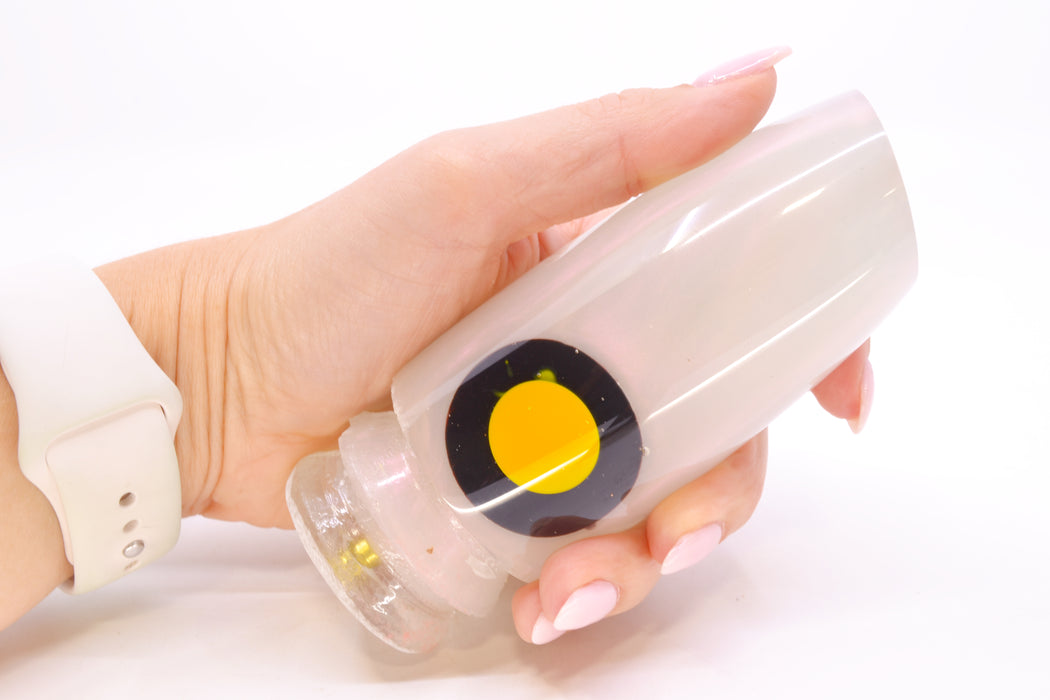 Joe Yee Lures by KEGZ Strawberry Pearl Yellow-Black Eyes Super Plunger 14" 7.2oz