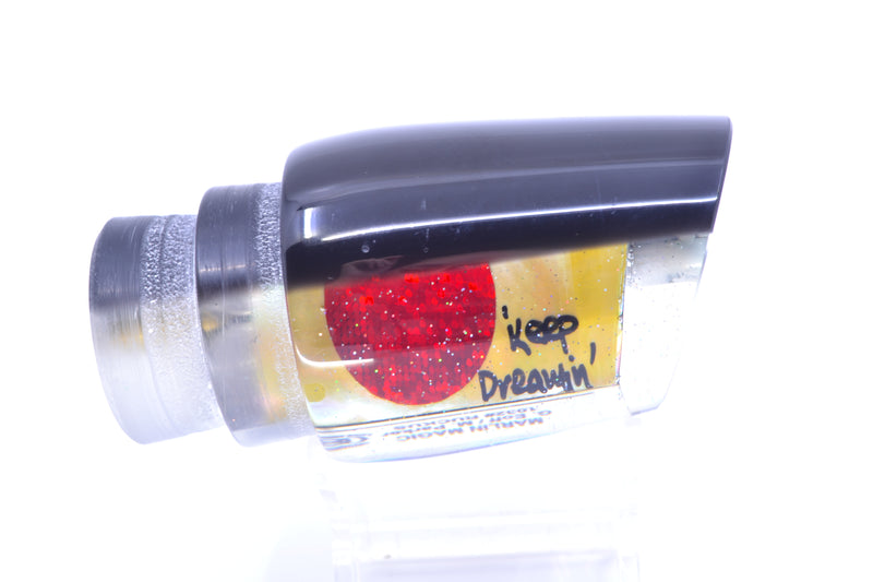 Marlin Magic Lures "Keep Dreamin" Golden MOP Black Back Red Eyes 1032# Ruckus 12" 7.2oz GZE