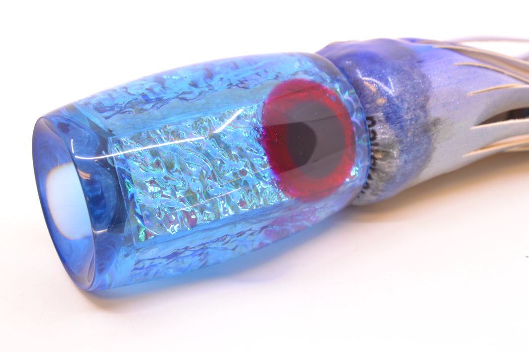 Coggin Lures Ice Blue Dichro Tado Mauna Kea Invert 14" 16.5oz FT Vinyl Aku Revisited