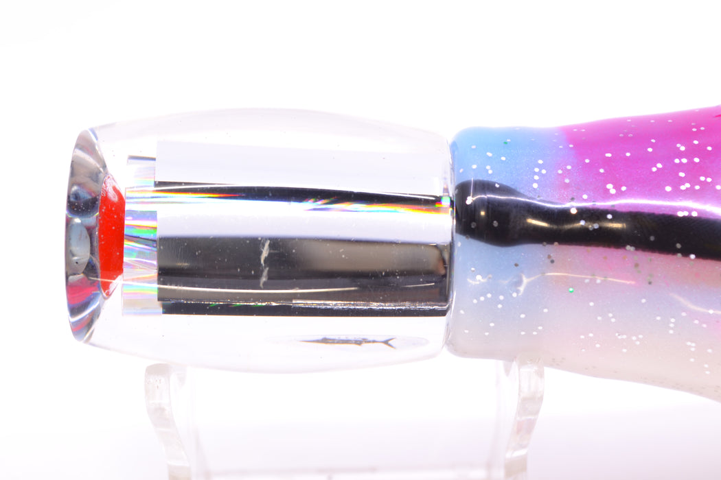 Aloha Lures Mirrored Silver Rainbow Starburst Medium Beauty 9" 5.5oz Skirted Gay Bob GZE