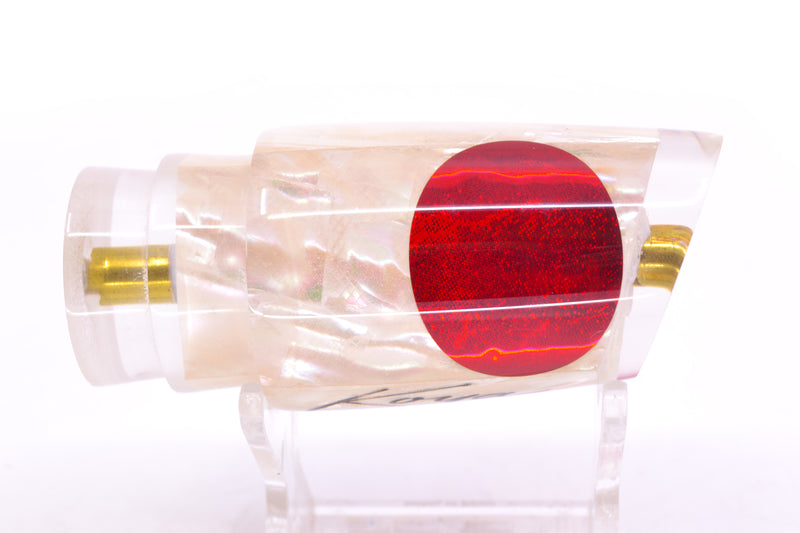Koya Lures White Ripple Shell Red Eyes 614 9" 3.5oz