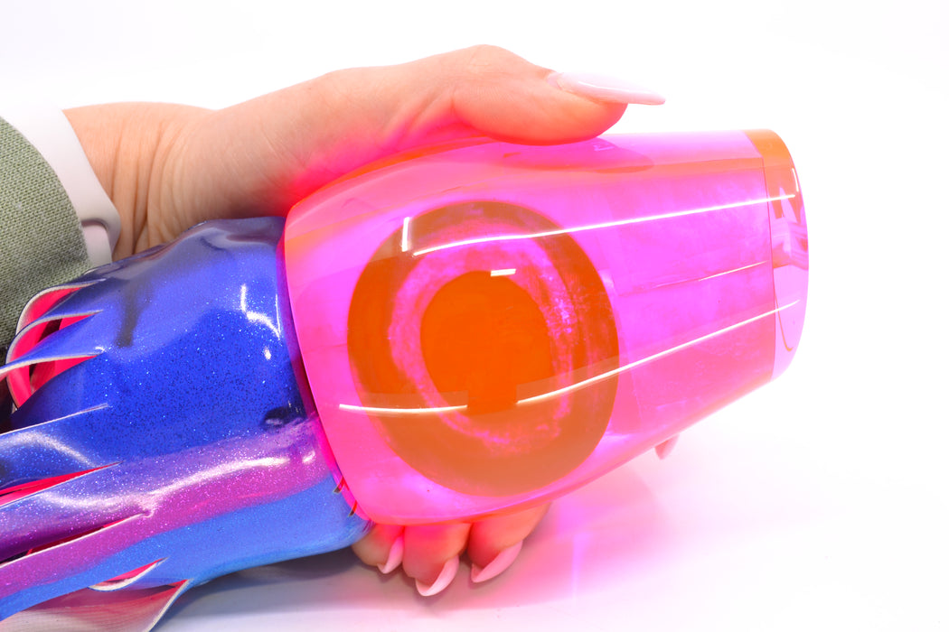 Moyes Lures Pink MOP Sumo Teaser 26.3oz FT Vinyl Blue Dream